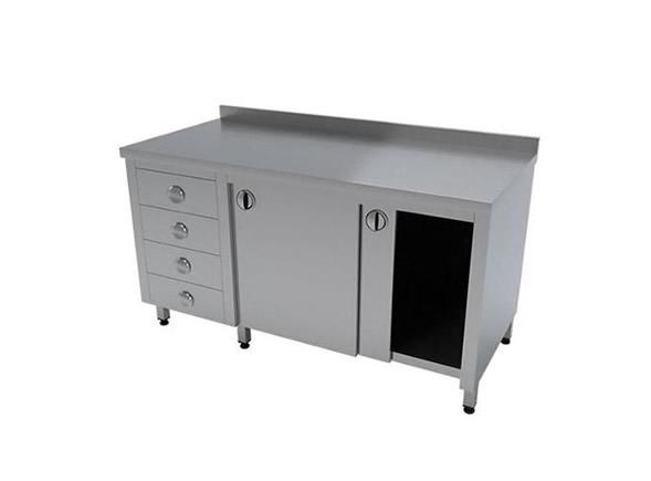 Çalışma Counterı Dolaplı Taban Shelflı Blok Çekmeceli