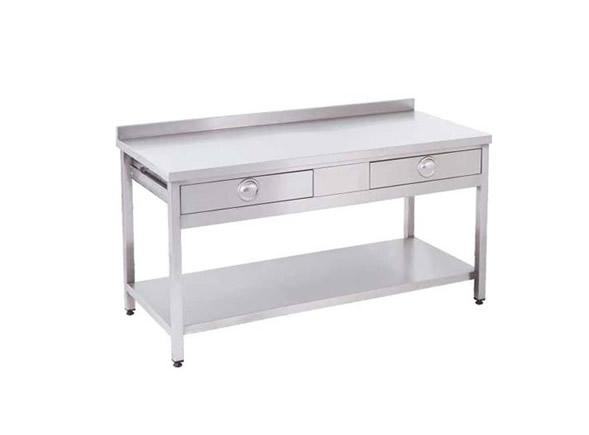 Çift Çekmeceli Taban Shelflı Çalışma Counterı