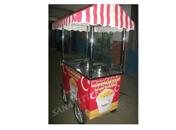 Çift Kazanlı Bardakta Mısır Arabası