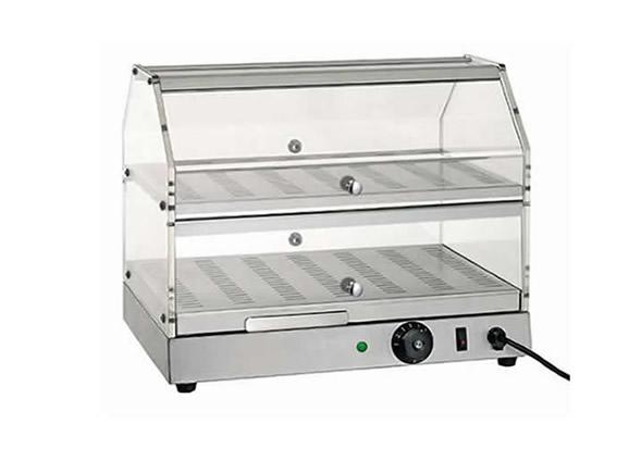 Çiftli Sıcak Teşhir  Elektrikli Nemlendiricili