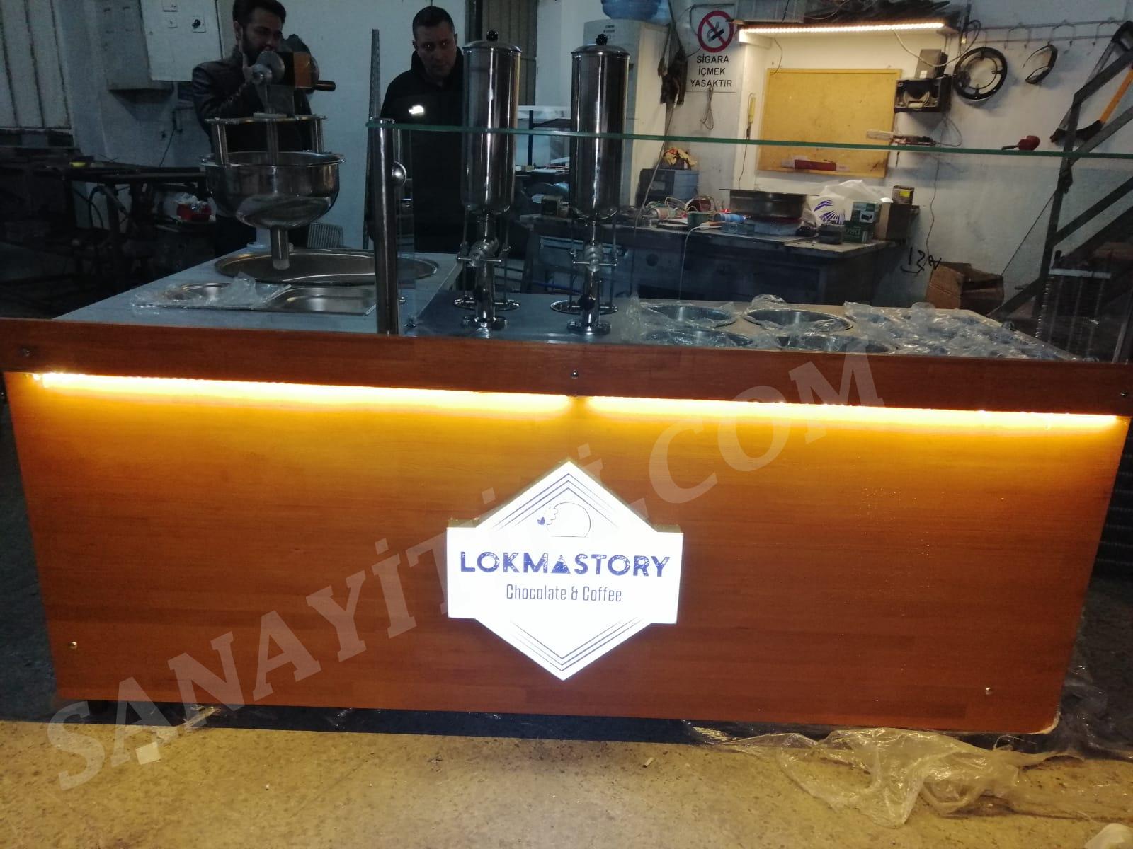 çikolata Dolgulu Yeni Nesil Lokma Tezgahı