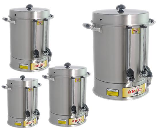 Üret Metal Musluklu Çay Makinası