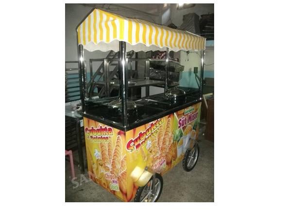 Çubukta Patates Koçan Mısır Bardakta Mısır Arabası