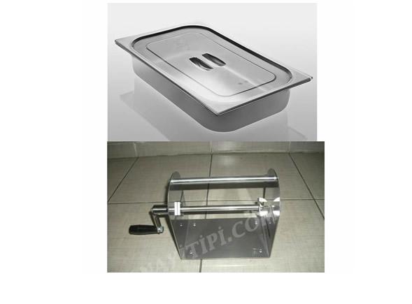 Çubukta Patates Makinası ve Pişirme ve kapağı