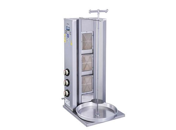 3 Gözlü Tüplü Doğalgazlı Döner Ocağı