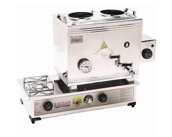 30 Lt Elektrikli Gazlı çay Kazanı Ocağı 2 Demlik