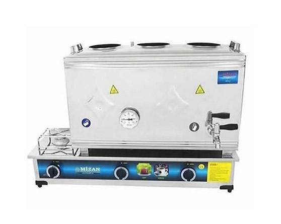 40 Lt Paslanmaz Gazlı çay Kazanı Ocağı 3 Demlikli