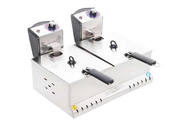 5+5 Lt Elektrikli Fritöz