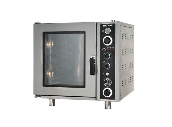 6 Tepsili Buharlı Fırın Gazlı 40x60 Patisserie
