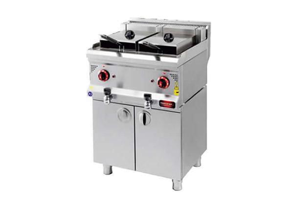 9+9 Lt Ayaklı Elektrikli Fritöz