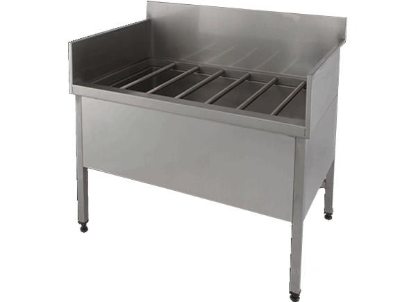 Altı Açık Kazan ve Tencere Yıkama tezgahları