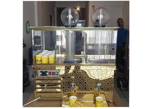 Ayran ve şerbetlik makinası - dekoratif soğutmalı