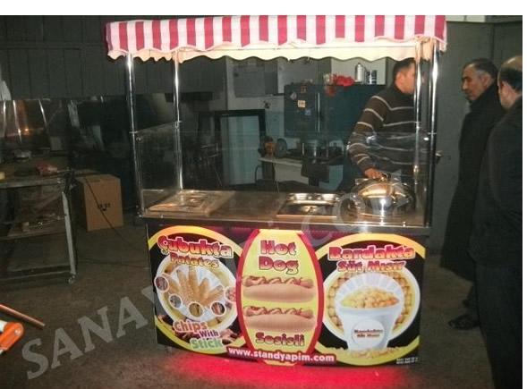 Bardakta Mısır +Hotdog +Çubukta Patates