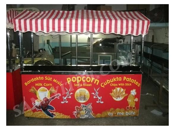 Bardakta Mısır + Popcorn + Çubukta Patates