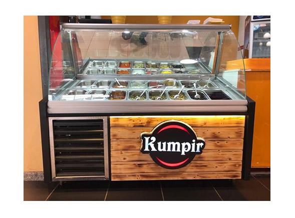 Dekorlu Kumpir Dolabı