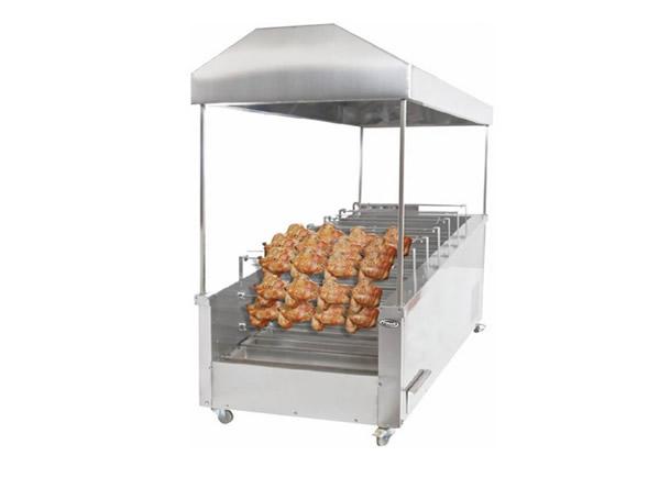 DoğalGas Lavtaşlı Tavuk Çevirme Makinesi