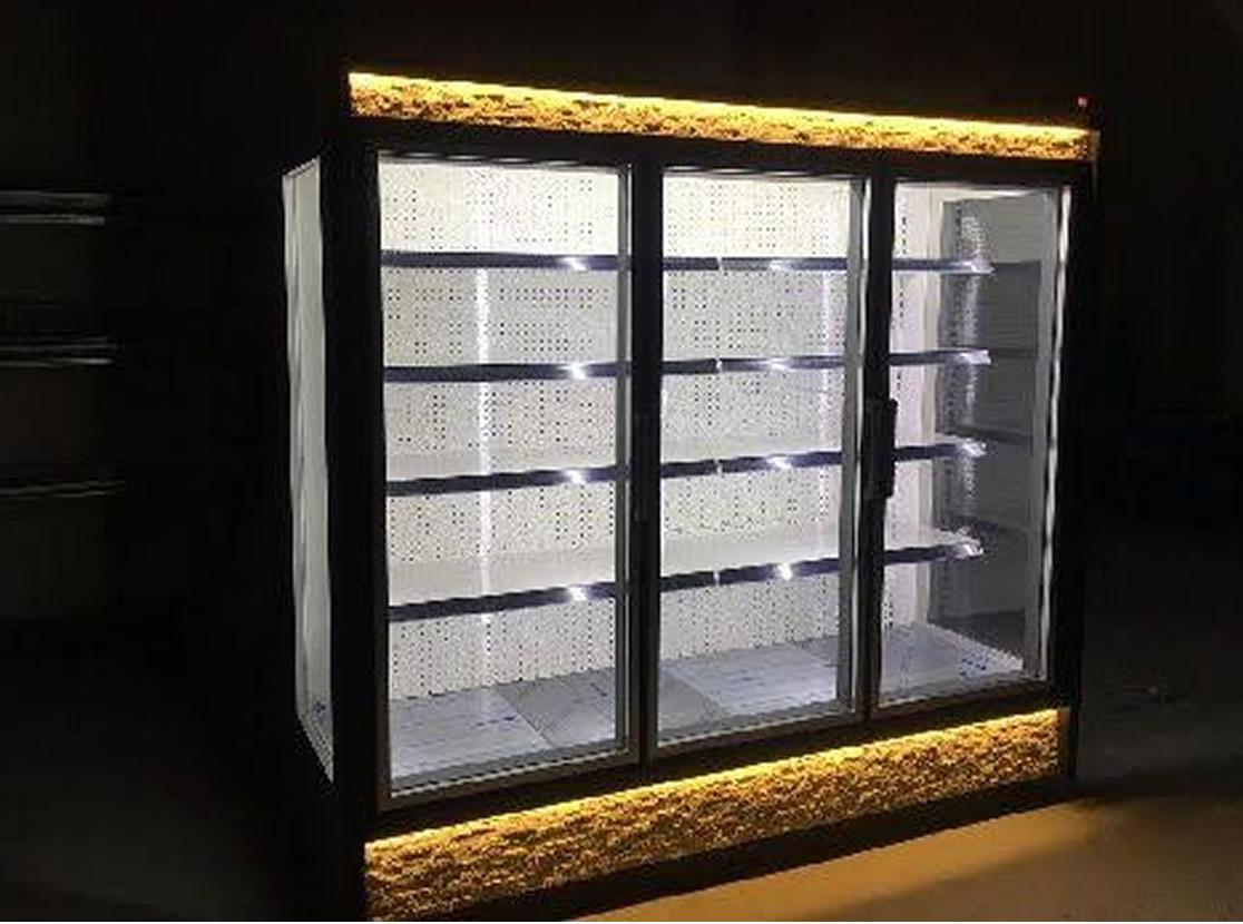 Doğaltaşlı Aydınlatmalı Sütlük Dolabı