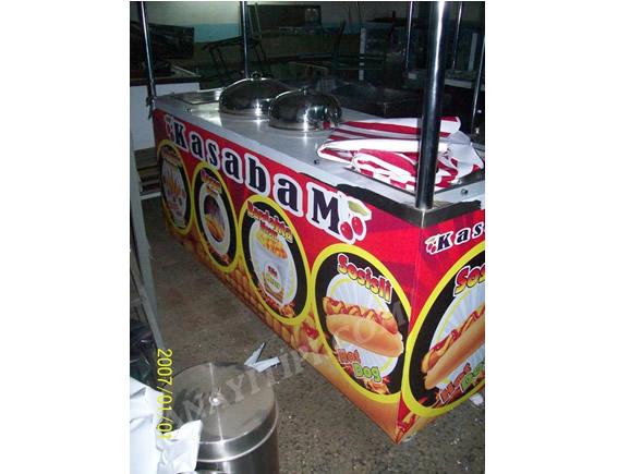 koçan mısır + Bardakta Mısır +Çubukta Patates +Hotdog