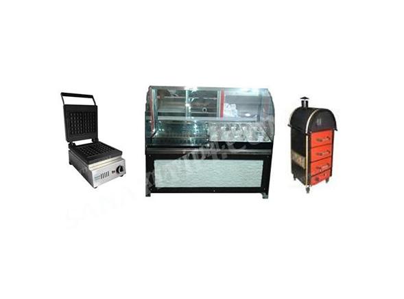 Kumpir ve Waffle Dolabı + Kumpir Fırını +Waffle Makinası