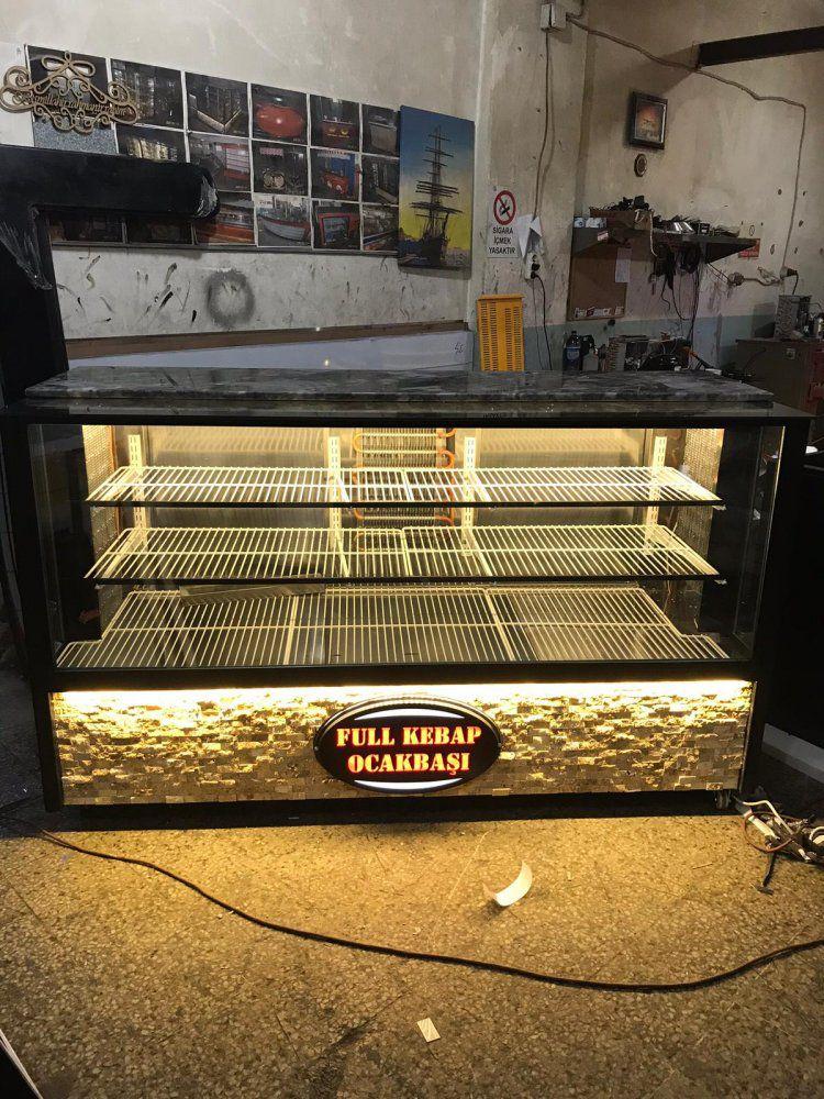 Led Tabelalı Kebap Et Teşhir Dolabı