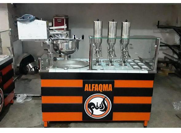 Motorlu Çikolatalı lokma makinesi tezgahı