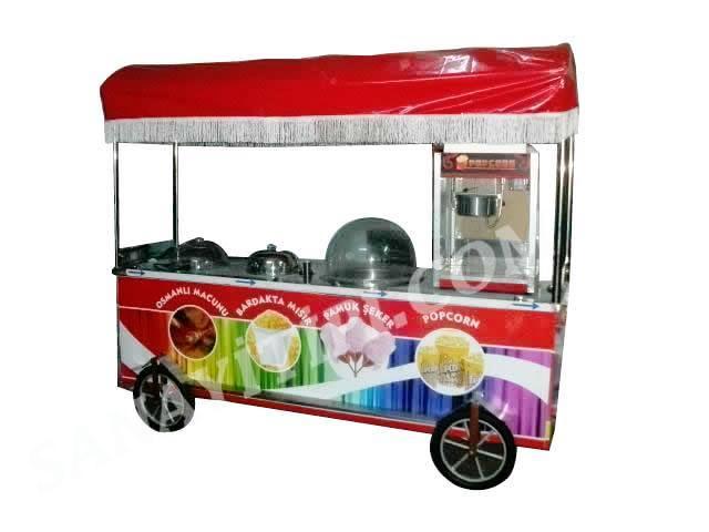 Osmanlı Macunu + Bardakta Mısır + Pamuk Şeker + Popcorn  Arabası