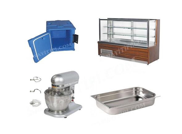 pasta dolabı + 8 lt mikser + termobax + gastronom küvet