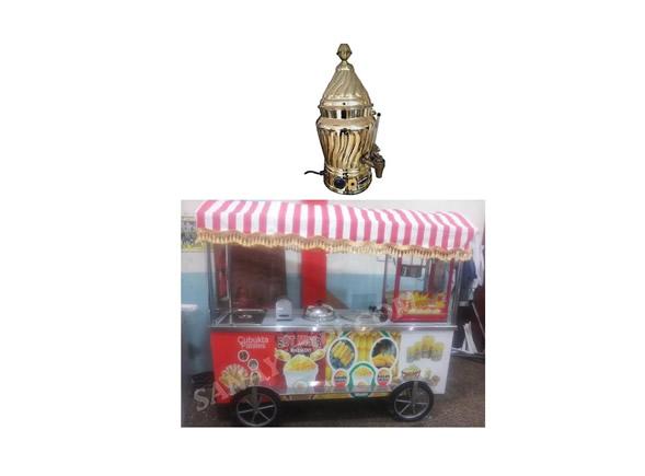 Popcorn+Bardakta Mısır+ Çubukta Patates+Sahlep Kazanı