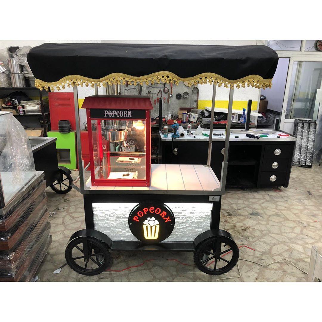Popcorn Mısır Patlatma Arabası