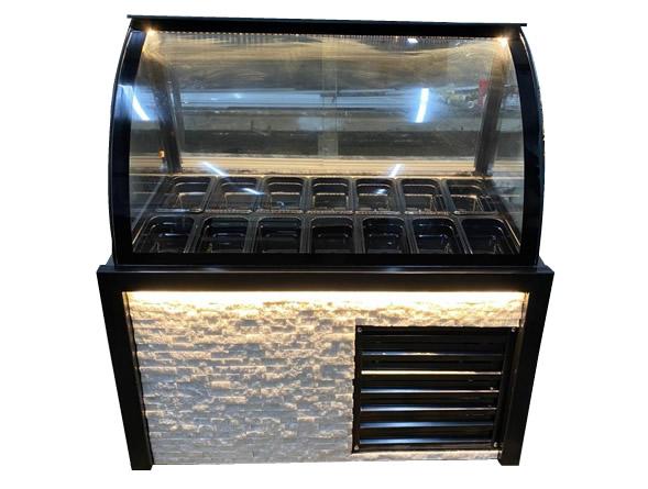 Siyah Model Kumpir Dolabı