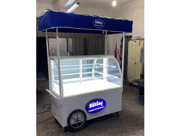 Soğutmalı Tatlı Pasta Arabası