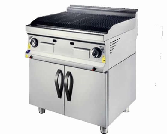 Sulu Endüstriyel Gazlı Lavataşlı ızgara Dolaplı