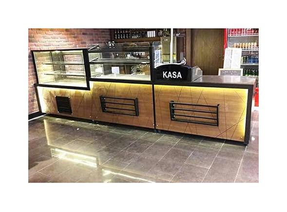 Yaş Pasta Dolabı Kurabiye Ve Böreklik Kasa Bankosu