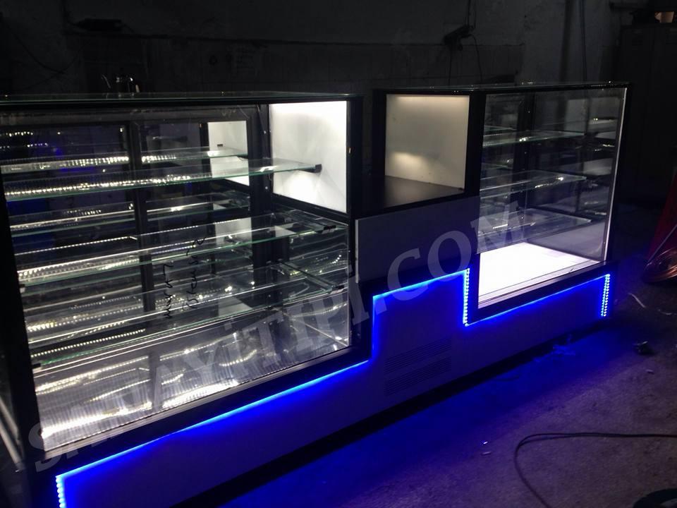 Yaş Pasta Kuru Pasta ve Kasa Bankolu Dolap