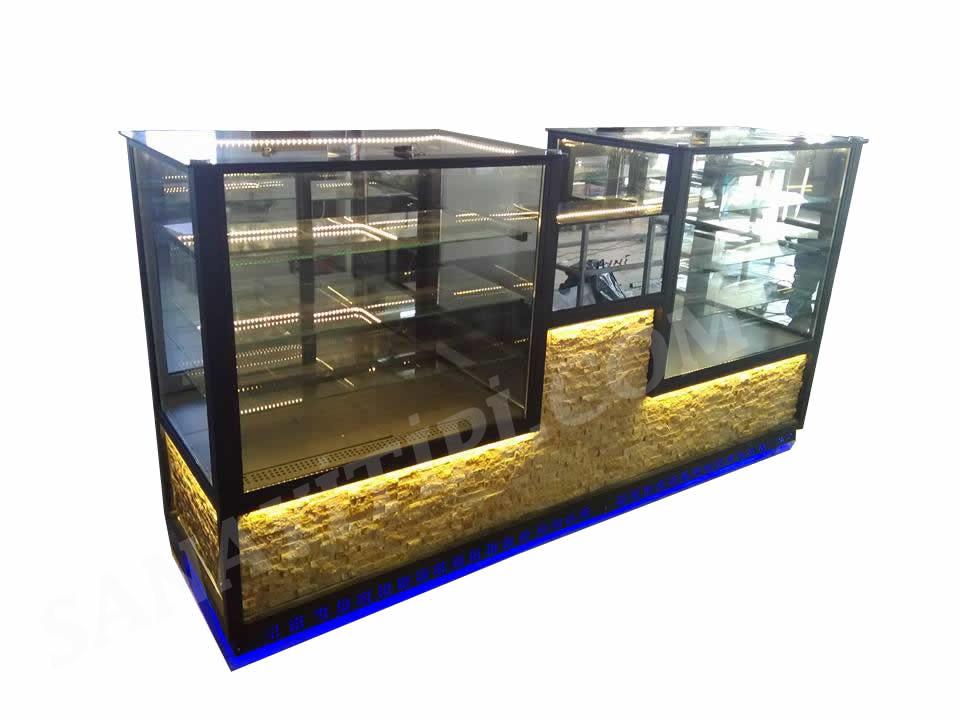 Yaş Ve Kuru Pasta Dolabı Ve Kasa Bankolu