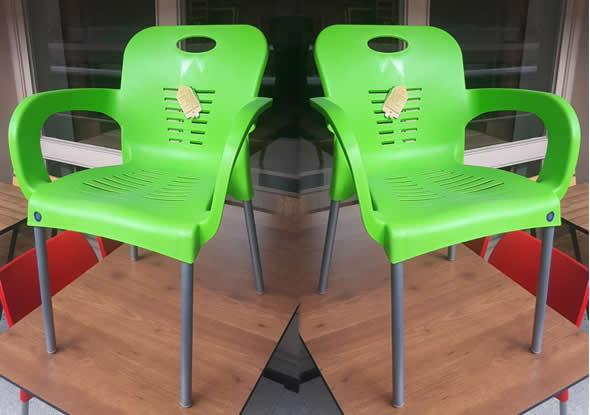 Yeşil  Paris Plastik Sandalye